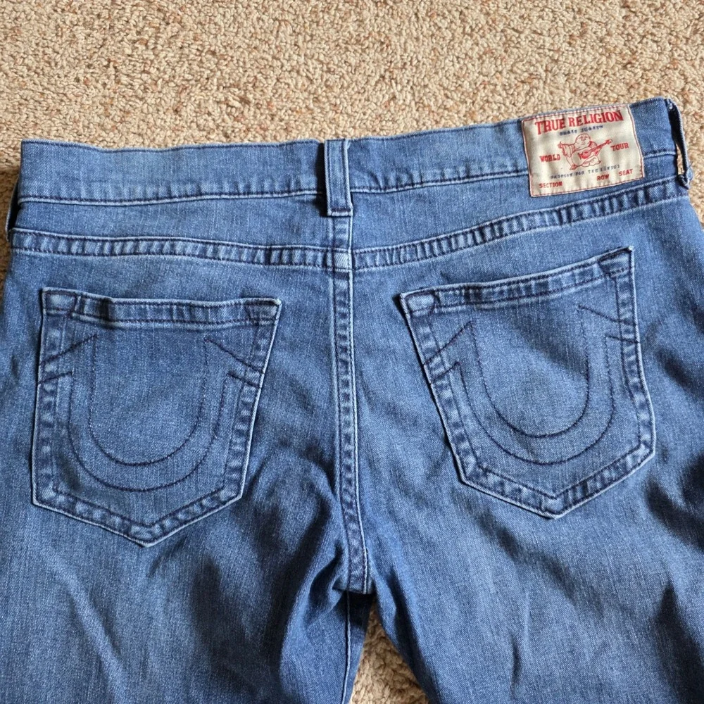 True Religion Jeans‎ Mens 40 Ricky Relaxed Straight Medium Wash Blue 49637-00